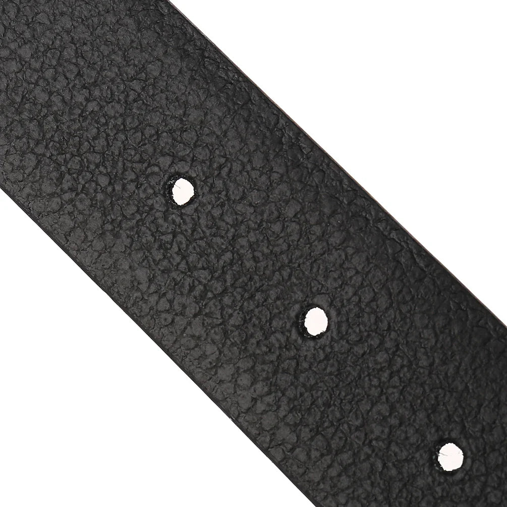 HKM-083155 Perforated Men's Needle Belt with Small Cross Pattern - Model LY34-348