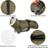 HKM-354707 Thick Warm Waterproof Cotton Coat for Dogs - Autumn and Winter Pet Clothing