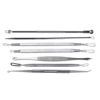 HKM-824019 Stainless Steel Seven-Piece Acne Treatment Tool Set for Facial Care