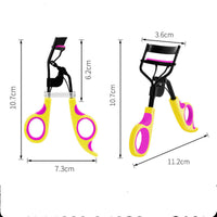 HKM-338067 Double Color Curling Eyelash Curler - Portable Design with Colorful Handles
