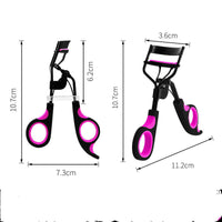 HKM-338067 Double Color Curling Eyelash Curler - Portable Design with Colorful Handles