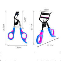 HKM-338067 Double Color Curling Eyelash Curler - Portable Design with Colorful Handles