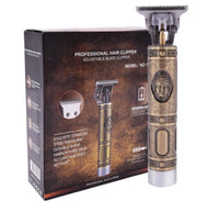 HKM-494675 Buddha Head Electric Pushing Shear with Lithium Battery - Versatile Hair Clipper for Precision Grooming