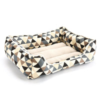 HKM-971475 Cotton Printed Dog Cushion with Standing Dog Design - Available in Three Sizes