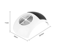 HKM-805971 Japanese Style Nail Vacuum Cleaner – Compact Design in White and Pink, 220V/110V Compatibility