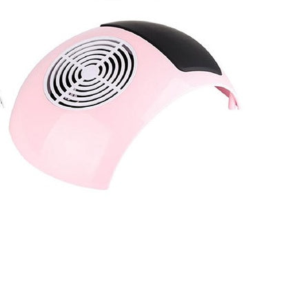 HKM-805971 Japanese Style Nail Vacuum Cleaner – Compact Design in White and Pink, 220V/110V Compatibility