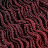 HKM-895315 Ombre Curly Synthetic Crochet Hair Extensions for Ladies - Multiple Color Options Available