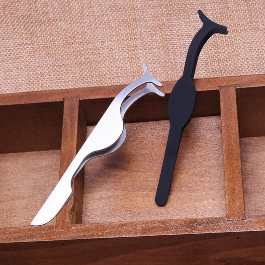 HKM-467987 Stainless Steel False Eyelash Assistant Clip for Easy Application