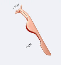 HKM-467987 Stainless Steel False Eyelash Assistant Clip for Easy Application