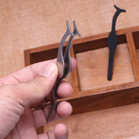 HKM-467987 Stainless Steel False Eyelash Assistant Clip for Easy Application