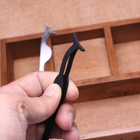 HKM-467987 Stainless Steel False Eyelash Assistant Clip for Easy Application