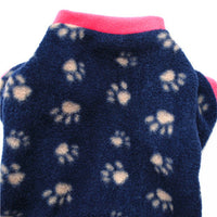 HKM-118099 Cozy Polar Fleece Hoodie for Pets - Autumn & Winter Styles Available in Various Colors and Prints