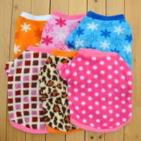 HKM-118099 Cozy Polar Fleece Hoodie for Pets - Autumn & Winter Styles Available in Various Colors and Prints