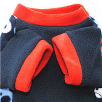 HKM-118099 Cozy Polar Fleece Hoodie for Pets - Autumn & Winter Styles Available in Various Colors and Prints