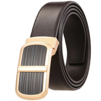 HKM-556563 Smooth Leather Buckle Belt - Model LY35-23034-4