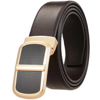 HKM-556563 Smooth Leather Buckle Belt - Model LY35-23034-4