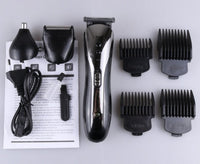 HKM-444307 Electric Stainless Steel Hair Clipper for Wet and Dry Shaving - 8-Hour Charge, Washable Design