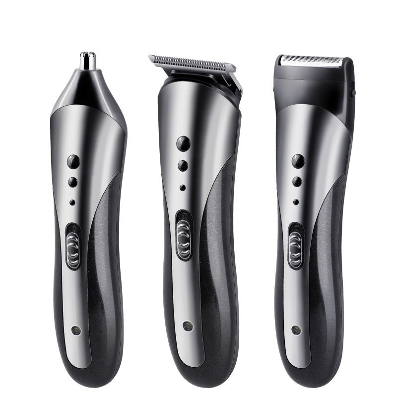 HKM-444307 Electric Stainless Steel Hair Clipper for Wet and Dry Shaving - 8-Hour Charge, Washable Design