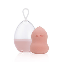 HKM-370515 Non-Latex Makeup Sponge Set for Foundation and Concealer - Soft Blending Sponges with Protective Cover