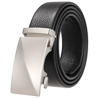 HKM-162195 Men's 35mm Automatic Buckle Genuine Leather Belt - Stylish and Durable Fashion Accessory