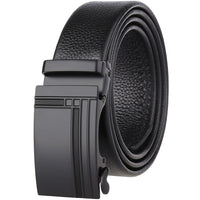 HKM-162195 Men's 35mm Automatic Buckle Genuine Leather Belt - Stylish and Durable Fashion Accessory