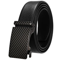 HKM-162195 Men's 35mm Automatic Buckle Genuine Leather Belt - Stylish and Durable Fashion Accessory