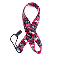 HKM-176019 Comfortable Polyester Four-String Ukulele Strap - 25MM x 1.35M Size