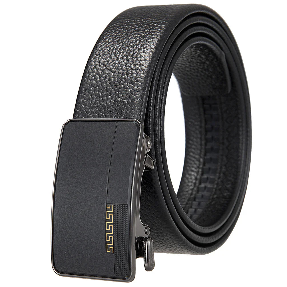 HKM-570067 Men's First Layer Cowhide Automatic Buckle Belt - Personalised Style