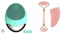 HKM-343699 Electric Bamboo Charcoal Silicone Cleansing Device for Deep Pore Cleanse and Skin Rejuvenation