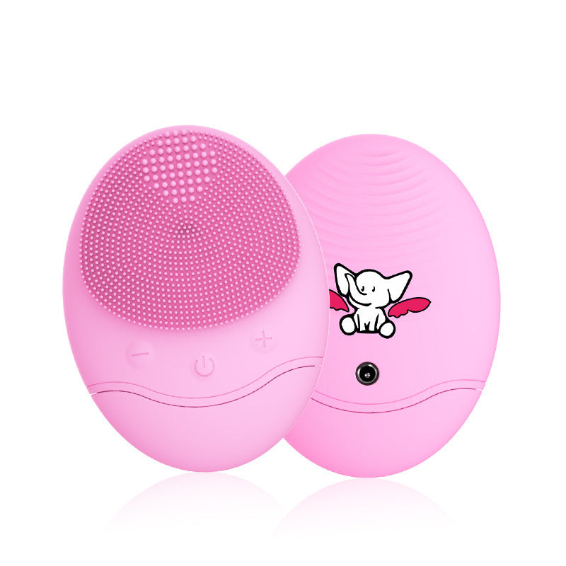 HKM-343699 Electric Bamboo Charcoal Silicone Cleansing Device for Deep Pore Cleanse and Skin Rejuvenation