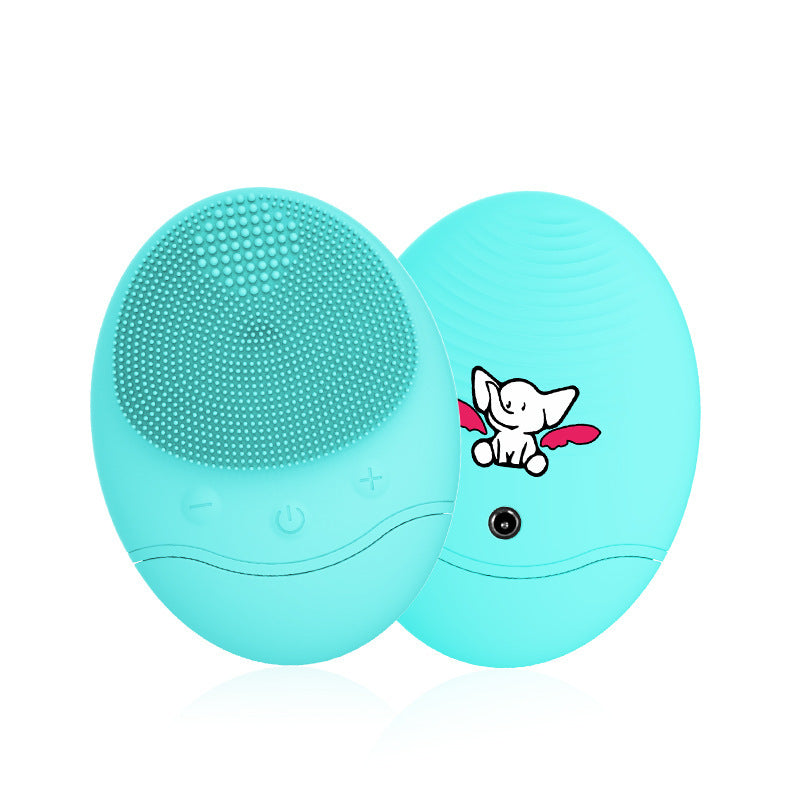 HKM-343699 Electric Bamboo Charcoal Silicone Cleansing Device for Deep Pore Cleanse and Skin Rejuvenation