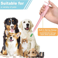 HKM-743315 Pet Pill Dispenser with Soft Silicone Tip for Easy Medication Administration for Cats, Dogs, and Small Animals