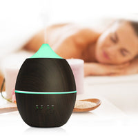 HKM-019987 Ultrasonic Wood Grain Aroma Diffuser for Home Humidification, 11-20㎡ Coverage