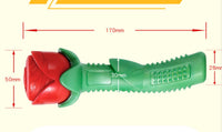 HKM-744595 Yellow Rose Dog Molar Stick - TPE Dog Teether for Dental Health