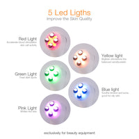 HKM-094547 6-in-1 Ultrasonic Vibration Face-Lift Massager with RF, EMS, Ultrasonic Massage, LED Light Therapy, and Electroporation