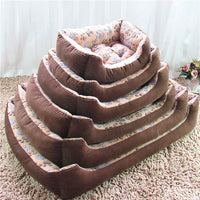 HKM-810771 Soft Plush Dog and Cat Bed - Warm Cushion Sleep Basket for Small Pets, Multiple Sizes Available