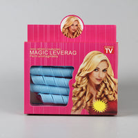 HKM-999443 Magic Curling Iron Spiral Hair Styling Kit for Medium Waves - 12 Wave Rolls, 50cm Length, 2cm Diameter, Ideal for Long and Medium Hair