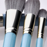 HKM-018131 13-Piece Professional Makeup Brush Set with High-Grade Wooden Handles and Synthetic Hair