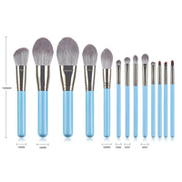 HKM-018131 13-Piece Professional Makeup Brush Set with High-Grade Wooden Handles and Synthetic Hair