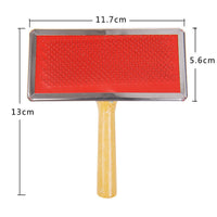 HKM-887891 Wooden Handle Pet Comb for Dogs and Cats ¨C Solid Wood Beauty Comb with Needle, Available in Multiple Sizes