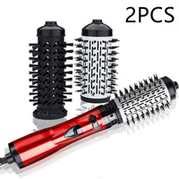 HKM-846803 2 in 1 Multifunctional Hair Dryer Rotary Brush & Curling Iron Styling Tool with 3-Speed Temperature Control