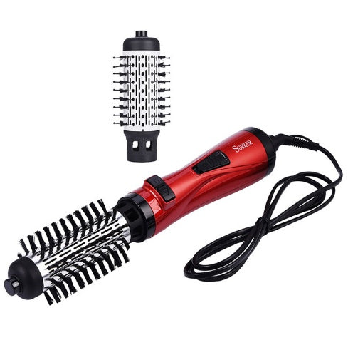 KTX-846803 2 in 1 Multifunctional Hair Dryer Rotary Brush & Curling Iron Styling Tool with 3-Speed Temperature Control