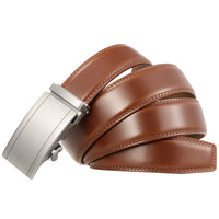 HKM-201875 Zinc Alloy Automatic Buckle Leather Belt for Men - Model LY25-1069-2