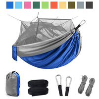 HKM-907283 Outdoor Hammock with Mosquito Net for Camping and Relaxation