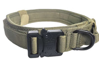 HKM-332627 Outdoor Tactical Dog Training Collar - Cotton Material, Adjustable Sizes M to XL for All Seasons