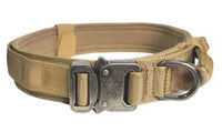 HKM-332627 Outdoor Tactical Dog Training Collar - Cotton Material, Adjustable Sizes M to XL for All Seasons