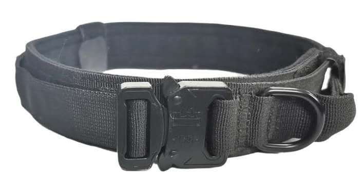 HKM-332627 Outdoor Tactical Dog Training Collar - Cotton Material, Adjustable Sizes M to XL for All Seasons