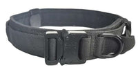 HKM-332627 Outdoor Tactical Dog Training Collar - Cotton Material, Adjustable Sizes M to XL for All Seasons