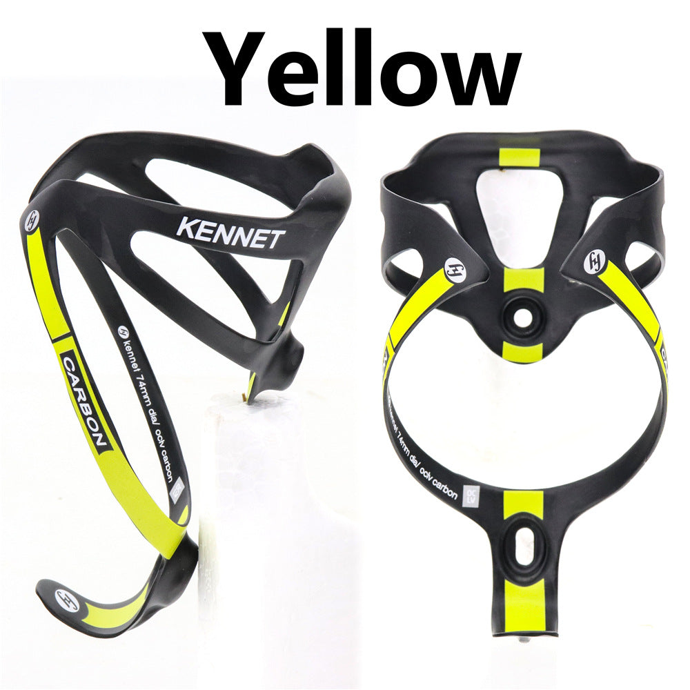 HKM-111123 Ultra-Lightweight Carbon Fiber Bottle Holder - 2 Pieces, Matte Finish, 6 Color Options