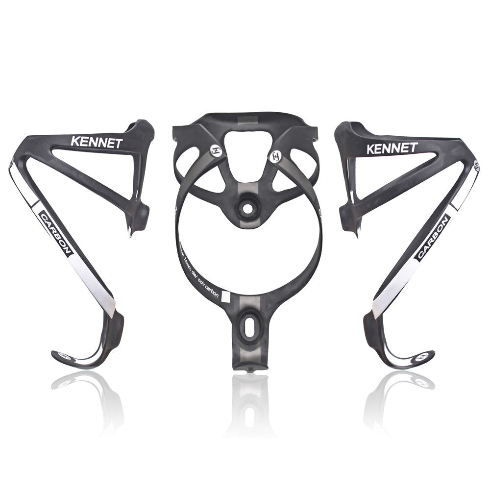 HKM-111123 Ultra-Lightweight Carbon Fiber Bottle Holder - 2 Pieces, Matte Finish, 6 Color Options